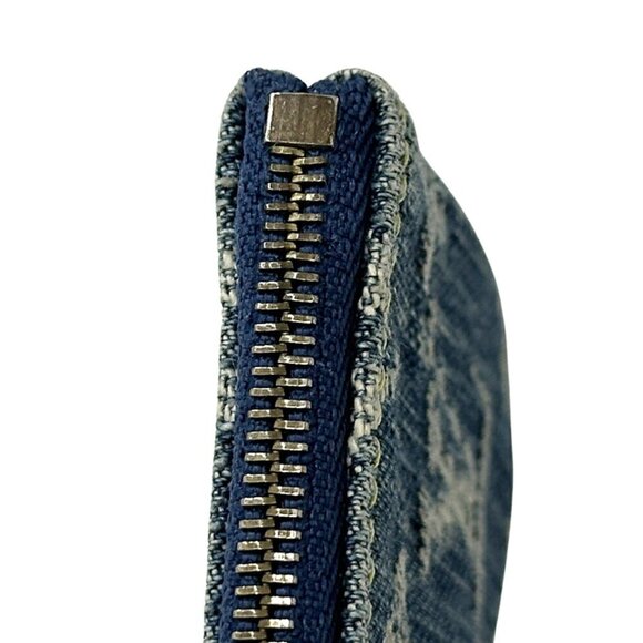 LOUIS VUITTON Blue Monogram Pouch - Picture 12 of 12